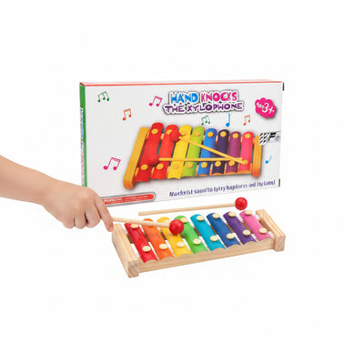 8-Note Colorful Wooden Xylophone | Ages 3+ | Inspire Early Musical Creativity & Coordination