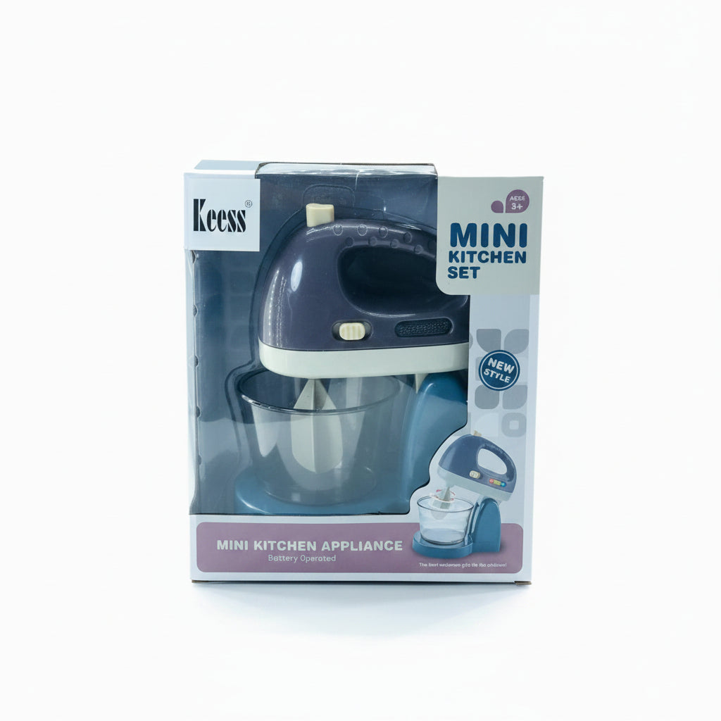 Mini Kitchen Stand Mixer | Ages 3+ | Master Culinary Logic & Fine Motor Precision