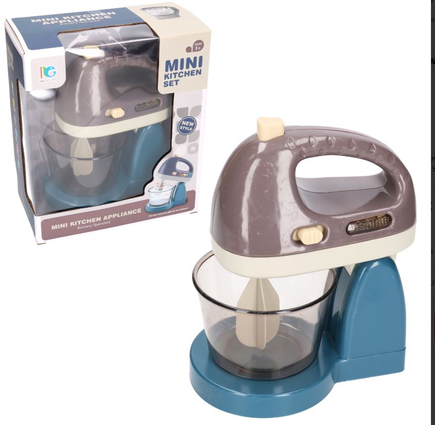 Mini Kitchen Stand Mixer | Ages 3+ | Master Culinary Logic & Fine Motor Precision