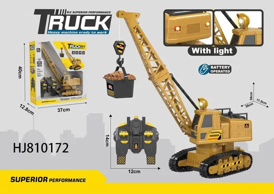 1:20 Scale 8-Channel RC Crawler Crane | Ages 3+ | Master Coordination & Mechanical Logic
