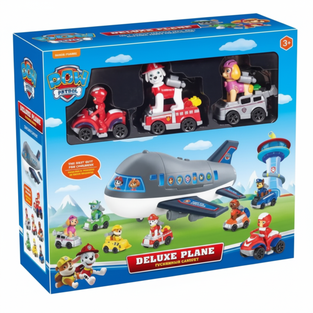 Paw Patrol Sky-Rescue Mission Cargo Airplane | Ages 3+ | Master Kinetic Velocity & Strategic Rescue Logic