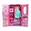 Alisa Fashion Doll Wardrobe Pretend Play Closet Set for Kids (Ages 3+)