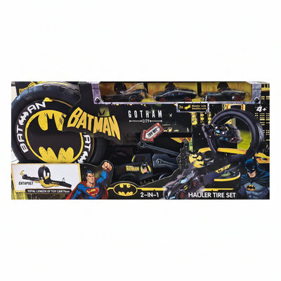 Batman 2-in-1 Hauler Tire & Stunt Track | Ages 4+ | Develop Motor Skills & Spatial Reasoning