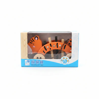 Wooden Pull-Along Tiger | Ages 12m+ | Foster Balance & Gross Motor Skills