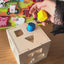 Montessori Wooden Shape Sorter Cube (1-3 years old)