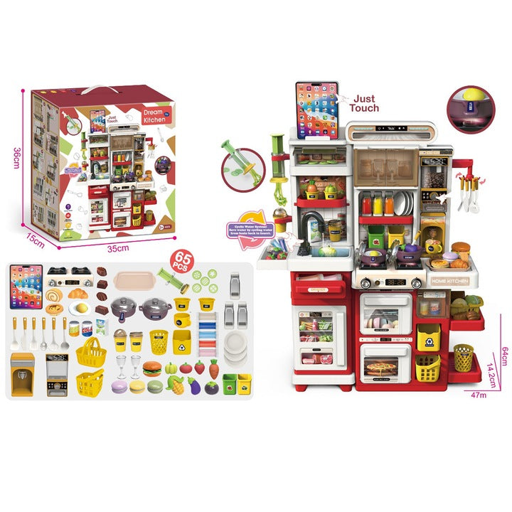 Kids Combo 65-Piece Kitchen Studio | Ages 3+ | Advanced Culinary Engineering & Tactile Logic