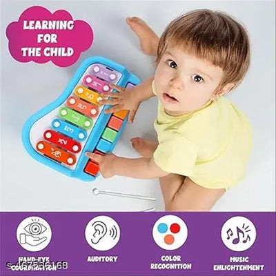 2 in 1 Musical xylophone & Piano ( 8 vocal notes)