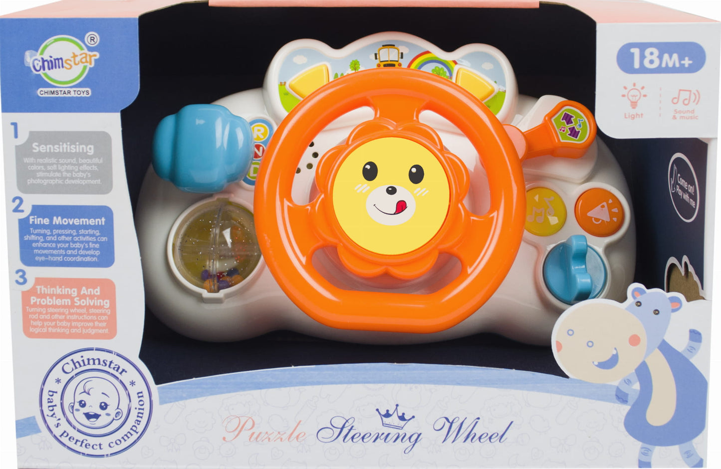 Baby driving simulation toy