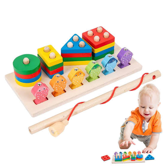 2 in 1 Fishing Column Toy Set