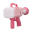 32 hole electric bubble gun toy (blue)