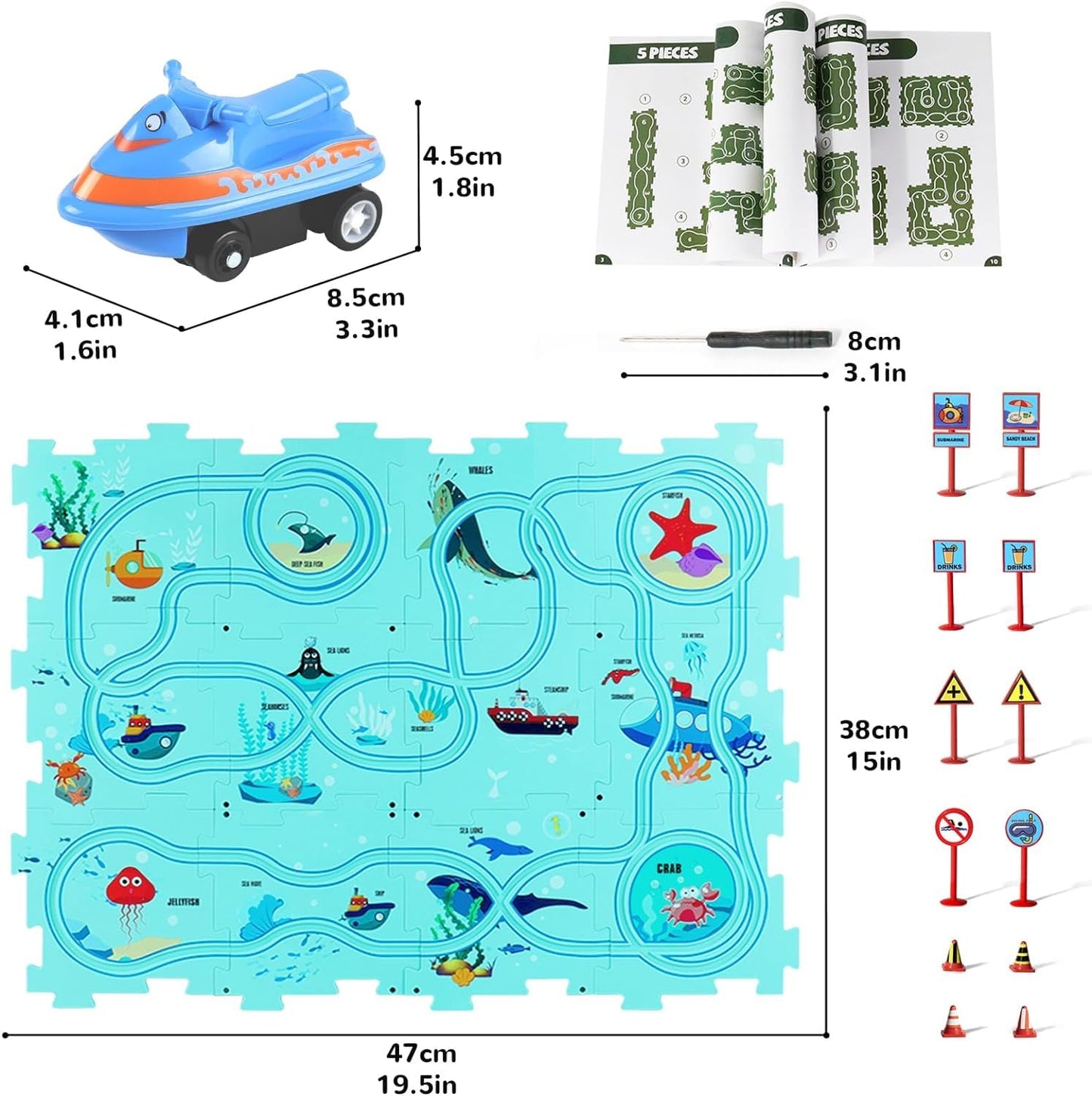 Puzzle Vehicle Set Toy (Ship)