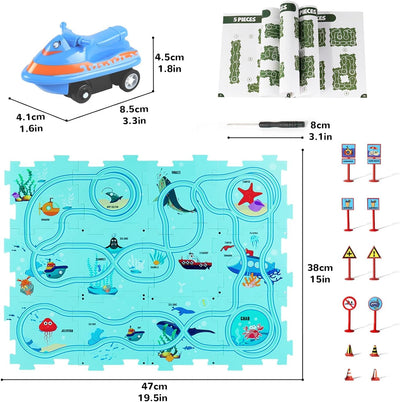 Puzzle Vehicle Set Toy (Ship)