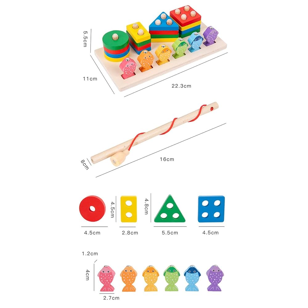 2 in 1 Fishing Column Toy Set