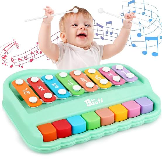 2 in 1 Musical xylophone & Piano ( 8 vocal notes)