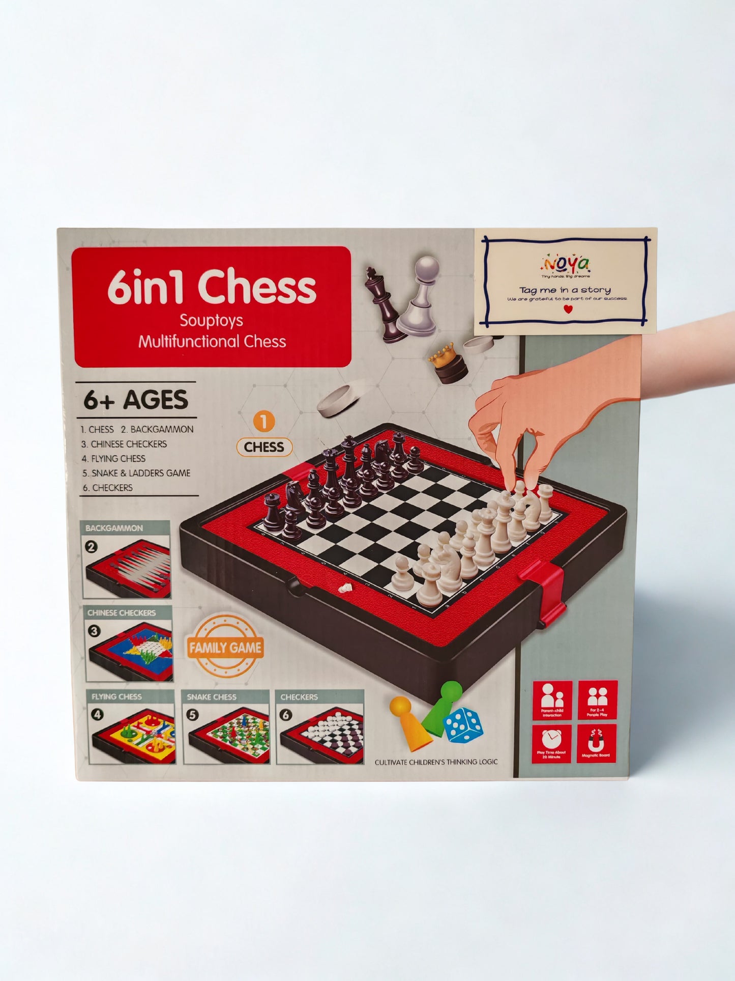 6 in 1 multifunctional chess