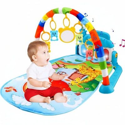 Children's Pedal Piano" Interactive Musical Baby Play Mat & Kick Gym (0+ Months)