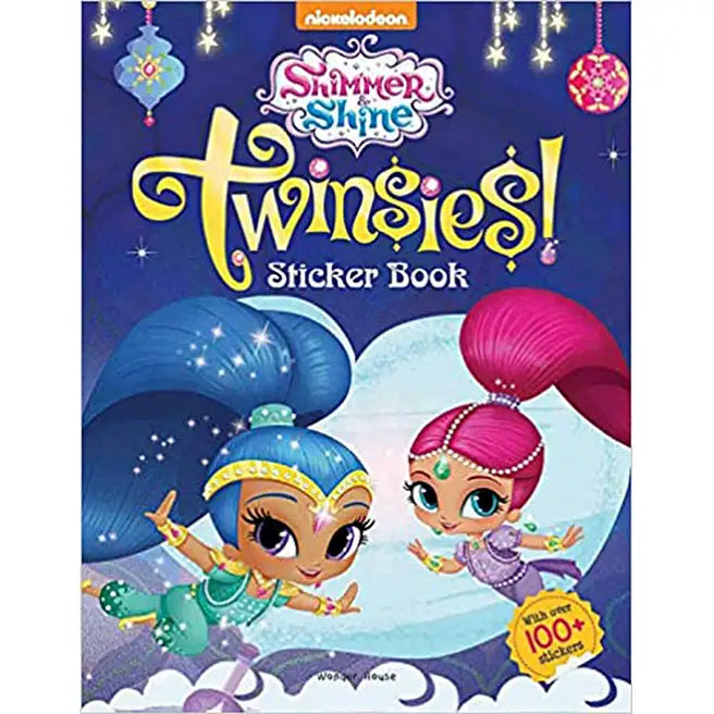 Nickelodeon Shimmer & Shine Twinsies! Interactive Sticker Activity Book (32 Pages, 100+ Stickers)
