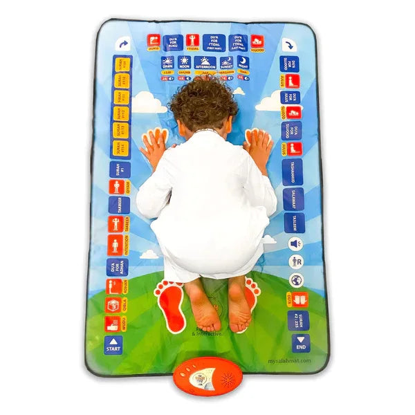My Salah Mat Interactive Educational Prayer Rug | Ages 3+ | Master Kinetic Ritual Alignment & Spiritual Literacy
