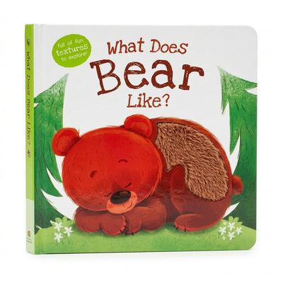 What Does Bear Like? Touch and Feel Interactive Board Book for Babies & Toddlers (Ages 6m–3 y)