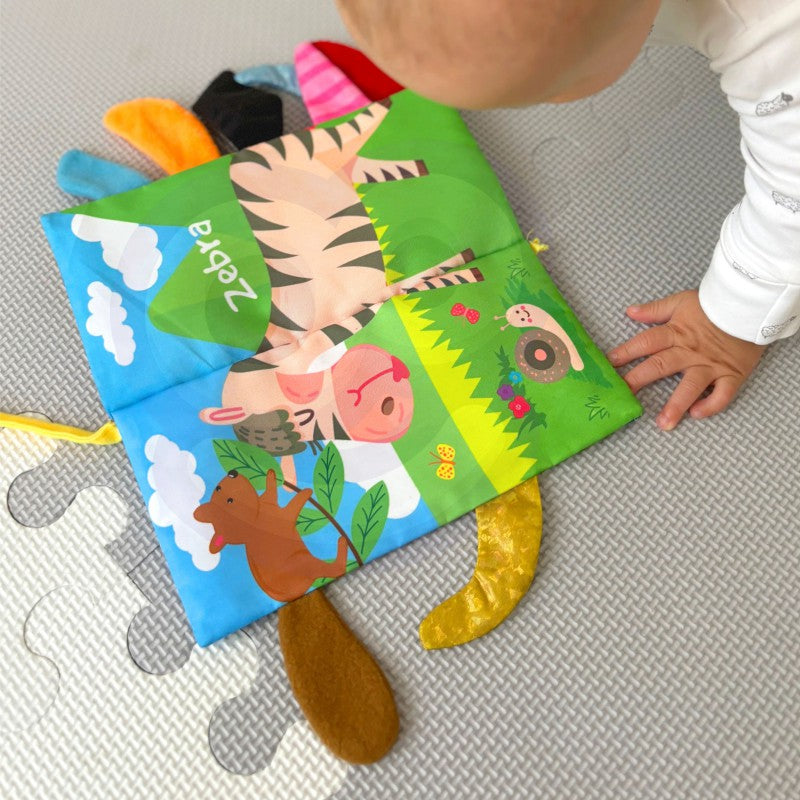 Forest Animal Sensory Crinkle Book | Ages 0m+ | Stimulate Vision & Tactile Exploration