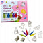 DIY "Colored Crystal Glue" Painting & Gem Craft Set with Mold Pendants & Keychains (Fairytale & Nature Themes / Ages 3+)